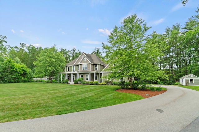 10 Benjamins Way, Hollis, NH 03049 - view of front of house with a porch and a front lawn