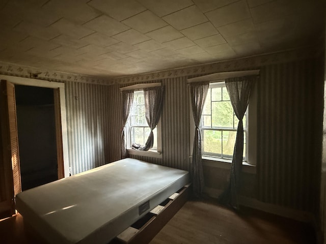 60 S St S, Proctor, VT 05763 - bedroom featuring wallpapered walls and wood finished floors