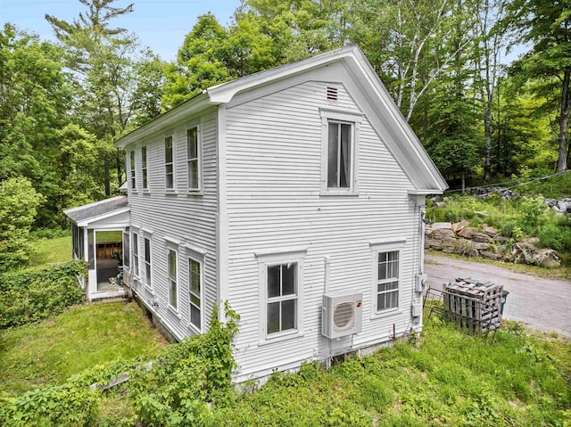 91 Robert Ln, Plainfield, VT 05667 - rear view of property