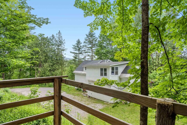91 Robert Ln, Plainfield, VT 05667 - view of wooden deck