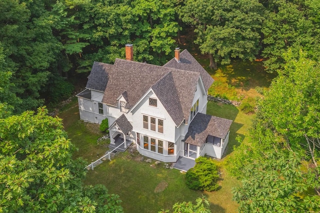 4 Fairbourne Ln, York, ME 03902 - view from above of property