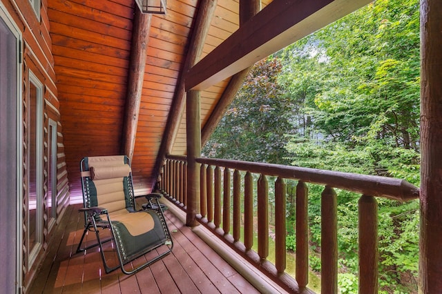 7 Reidy Way, Littleton, NH 03561 - view of wooden deck