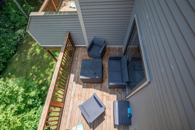 19 Village Falls Way, Merrimack, NH 03054 - view of wooden deck
