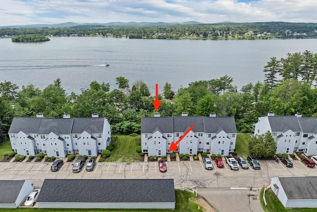 53 Evergreens Dr Unit 3, Laconia, NH 03246 - bird's eye view of a large body of water