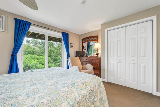 53 Evergreens Dr Unit 3, Laconia, NH 03246 - bedroom with carpet and a closet