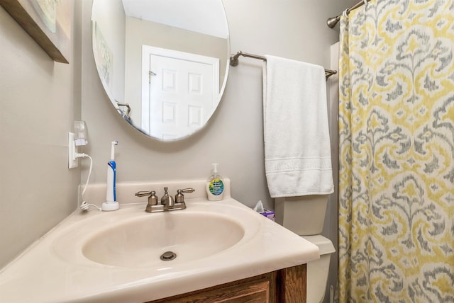 53 Evergreens Dr Unit 3, Laconia, NH 03246 - bathroom featuring vanity and a shower with curtain
