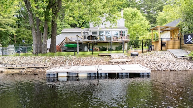 12 Water Rd, Goffstown, NH 03045 - dock with a water view