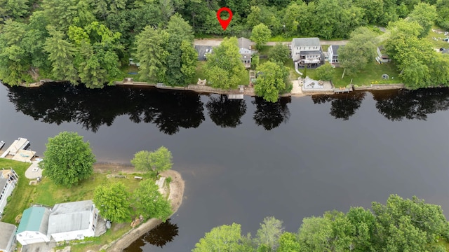 12 Water Rd, Goffstown, NH 03045 - aerial view of property's location with a large body of water