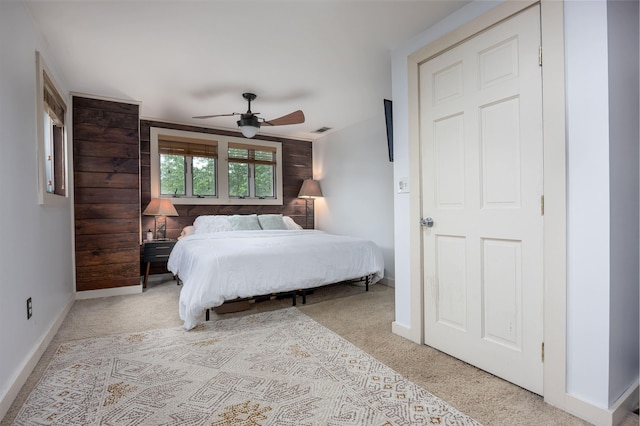 12 Water Rd, Goffstown, NH 03045 - bedroom with light carpet and a ceiling fan