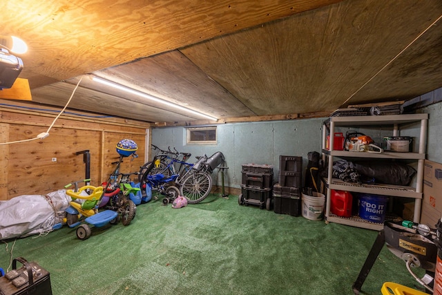 12 Water Rd, Goffstown, NH 03045 - basement featuring carpet flooring and wooden ceiling