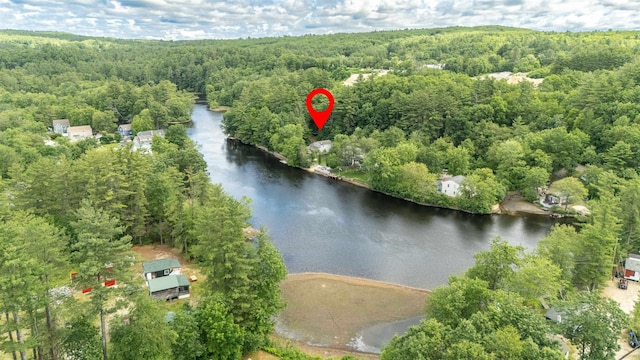 12 Water Rd, Goffstown, NH 03045 - view of property location featuring a forest and a nearby body of water