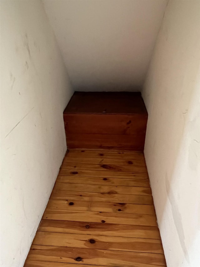249 Ward Rd, Poultney, VT 05764 - staircase with hardwood / wood-style flooring