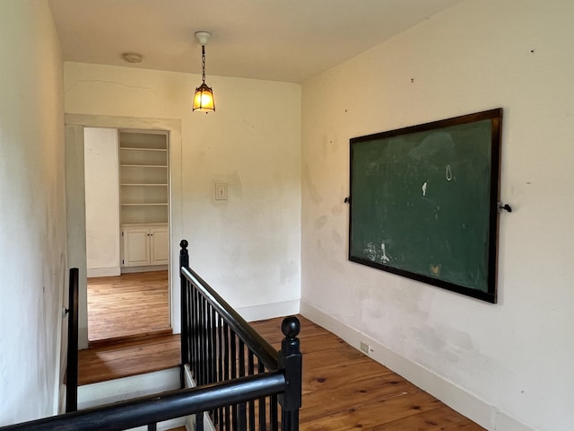 249 Ward Rd, Poultney, VT 05764 - stairway with wood finished floors and built in features
