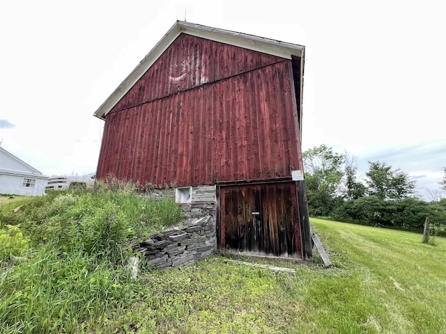 249 Ward Rd, Poultney, VT 05764 - view of barn featuring a lawn