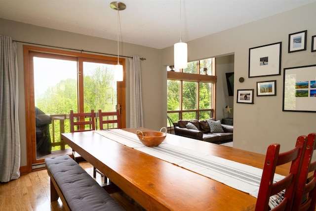 25 Benson Fuller Rd, Winhall, VT 05340 - dining area with light wood-type flooring