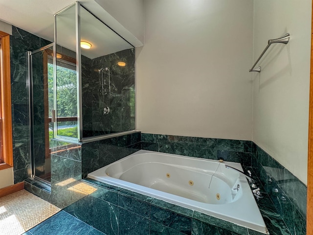25 Benson Fuller Rd, Winhall, VT 05340 - full bath with a tub with jets and a shower stall