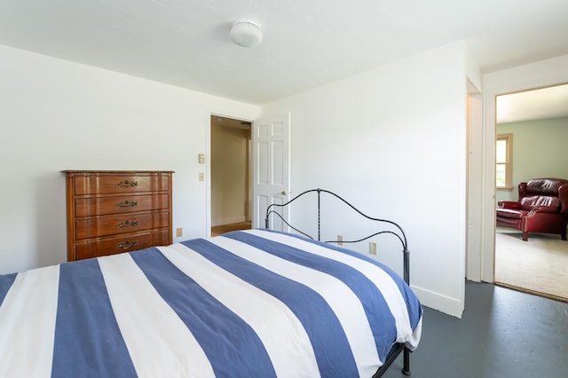 153 Mudgett Hill Rd, Loudon, NH 03307 - bedroom with baseboards and finished concrete floors