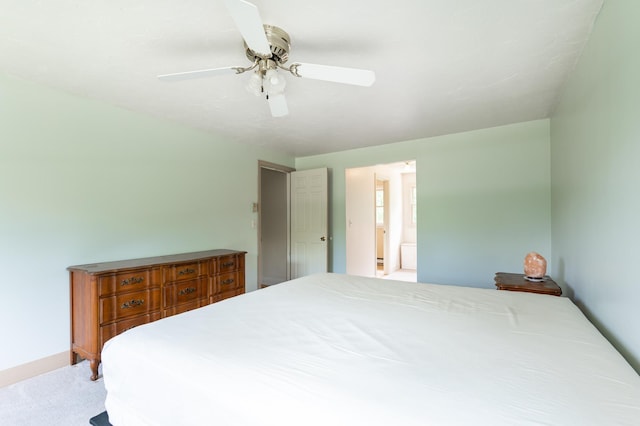 153 Mudgett Hill Rd, Loudon, NH 03307 - carpeted bedroom with ceiling fan and ensuite bath