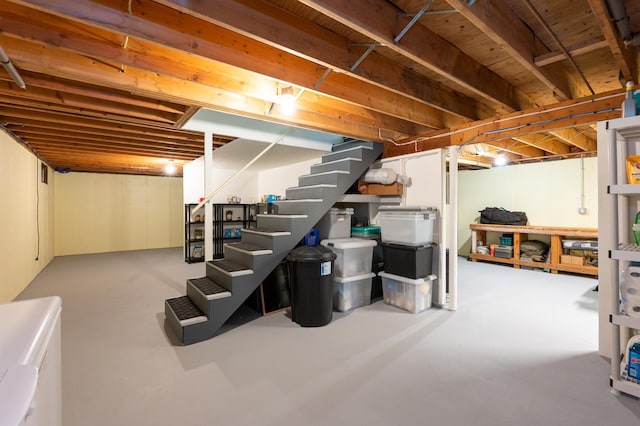 153 Mudgett Hill Rd, Loudon, NH 03307 - basement with stairs