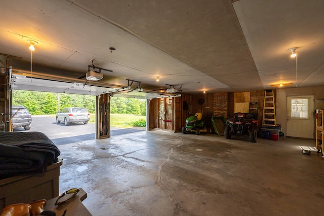 153 Mudgett Hill Rd, Loudon, NH 03307 - garage featuring a garage door opener