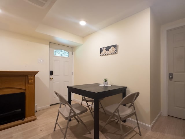 1 Wyeth Farm Cir, Lebanon, NH 03784 - dining space featuring light wood finished floors and baseboards