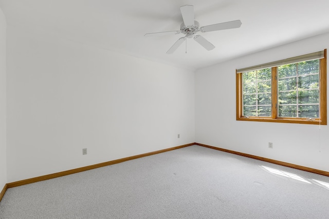 490 W Hill Rd, Ludlow, VT 05149 - unfurnished room with carpet and a ceiling fan