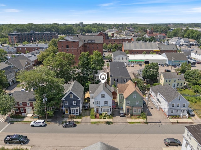 74 Cass St, Portsmouth, NH 03801 - aerial view of residential area