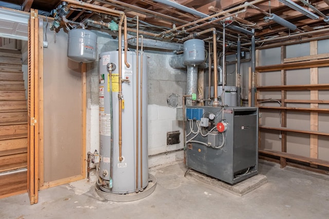3 Mooreland Ave, Concord, NH 03301 - utilities with water heater and a heating unit
