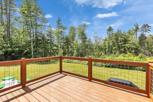 116 Sullivan Center Rd, Gilsum, NH 03448 - wooden deck with a lawn