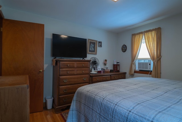 1061 Suncook Valley Rd, Barnstead, NH 03225 - bedroom with light wood finished floors and cooling unit