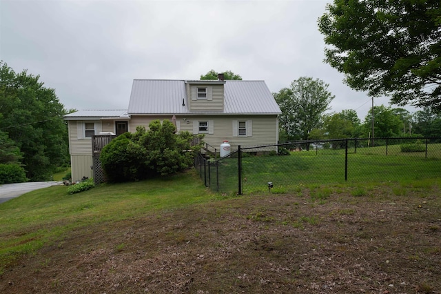 1061 Suncook Valley Rd, Barnstead, NH 03225 - view of property exterior featuring a chimney and a metal roof