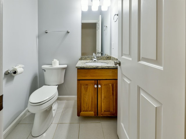 8 Sycamore Ct, Amherst, NH 03031 - half bath with vanity and tile patterned flooring