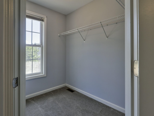 8 Sycamore Ct, Amherst, NH 03031 - walk in closet featuring dark colored carpet