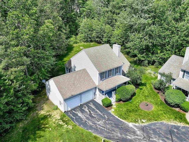 8 Sycamore Ct, Amherst, NH 03031 - aerial view of property and surrounding area