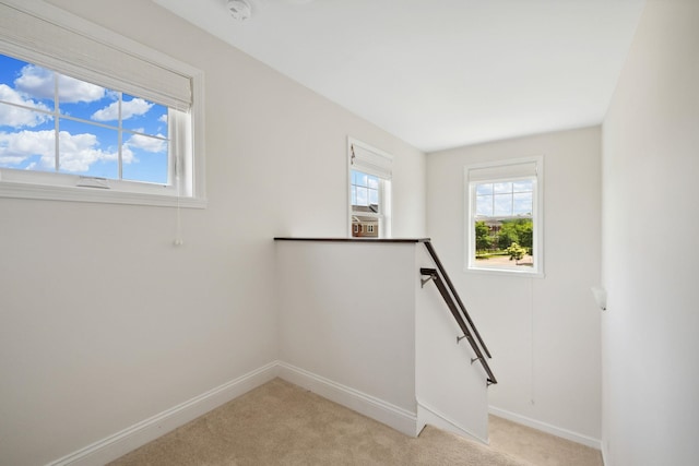 394 Zephyr Rd, Williston, VT 05495 - stairs featuring carpet flooring and baseboards