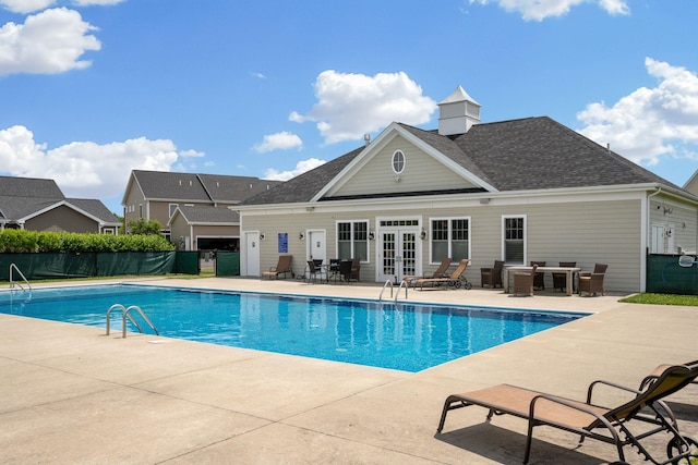 394 Zephyr Rd, Williston, VT 05495 - view of pool featuring french doors and a patio