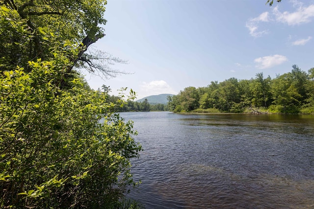 185 Huntress Bridge Rd, Effingham, NH 03882 - water view featuring mountains and a forest