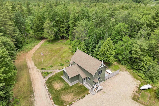 185 Huntress Bridge Rd, Effingham, NH 03882 - view of subject property with a heavily wooded area