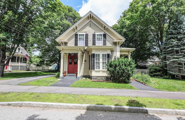 42 Lyndon St, Concord, NH 03301 - view of front of house with french doors