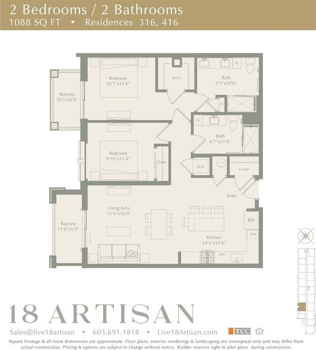 18 Artisan Dr Unit 416, Salem, NH 03079 - view of room layout