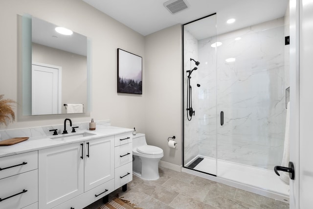 18 Artisan Dr Unit 416, Salem, NH 03079 - full bathroom featuring a marble finish shower and vanity