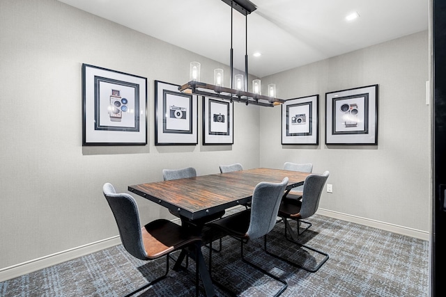 18 Artisan Dr Unit 416, Salem, NH 03079 - dining space with a chandelier and recessed lighting