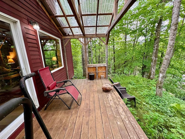 14 Threshold Way, Corinth, VT 05040 - view of wooden terrace