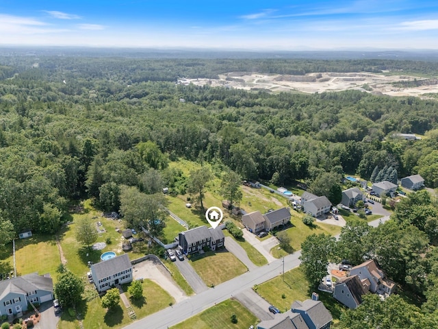 13 Rangers Dr Unit B, Hudson, NH 03051 - aerial overview of property's location with nearby suburban area