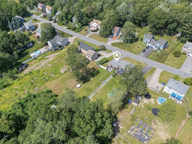 13 Rangers Dr Unit B, Hudson, NH 03051 - aerial overview of property's location with nearby suburban area