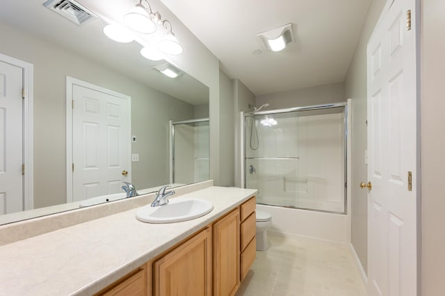 70B Shadowbrook Dr Unit 70B, Hudson, NH 03051 - full bathroom featuring vanity and bath / shower combo with glass door