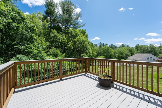 70B Shadowbrook Dr Unit 70B, Hudson, NH 03051 - wooden terrace with a lawn