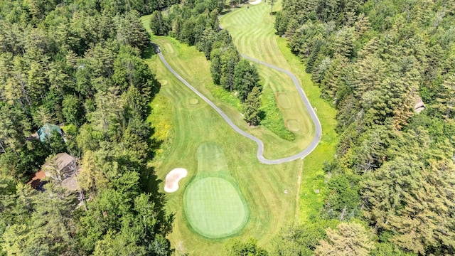 49 Longwood Dr, Grantham, NH 03753 - aerial view of property and surrounding area with a golf club