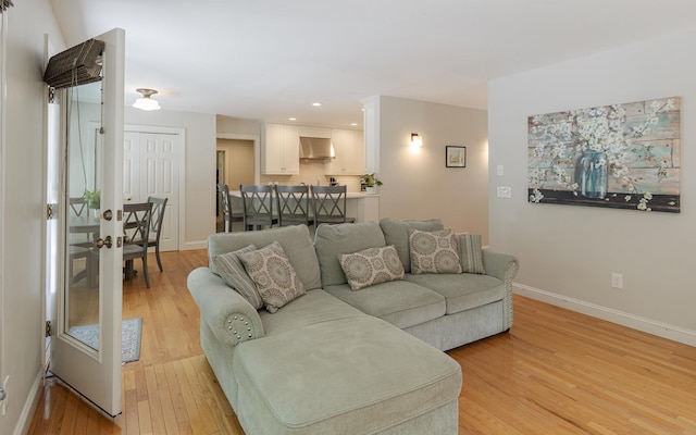 81 Summit Ridge Dr, Keene, NH 03431 - living area featuring light wood-style flooring and recessed lighting