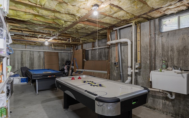 81 Summit Ridge Dr, Keene, NH 03431 - playroom with concrete floors